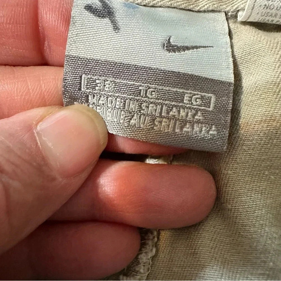Nike men's khaki pants size 38 - Picture 3 of 3